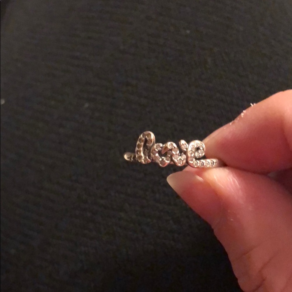 Pandora sterling silver love ring